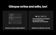 Glimpse — Free AI Chat With Internet Access chrome谷歌浏览器插件_扩展第2张截图