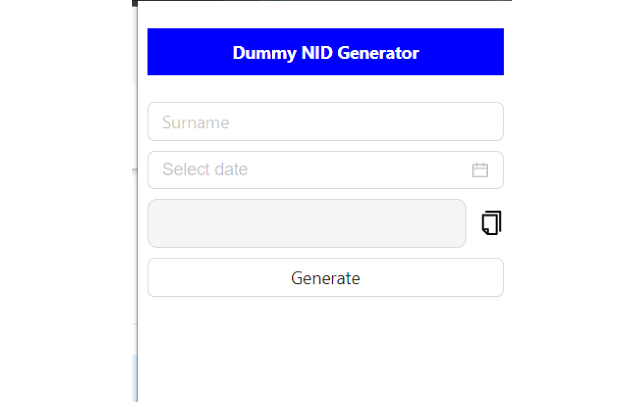 NID Generator chrome谷歌浏览器插件_扩展第1张截图