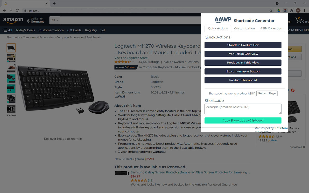 AAWP chrome谷歌浏览器插件_扩展第1张截图