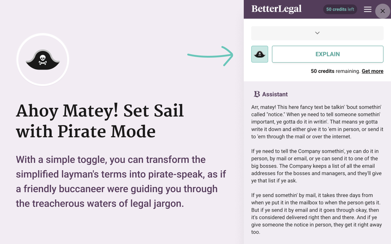 BetterLegal Assistant chrome谷歌浏览器插件_扩展第1张截图