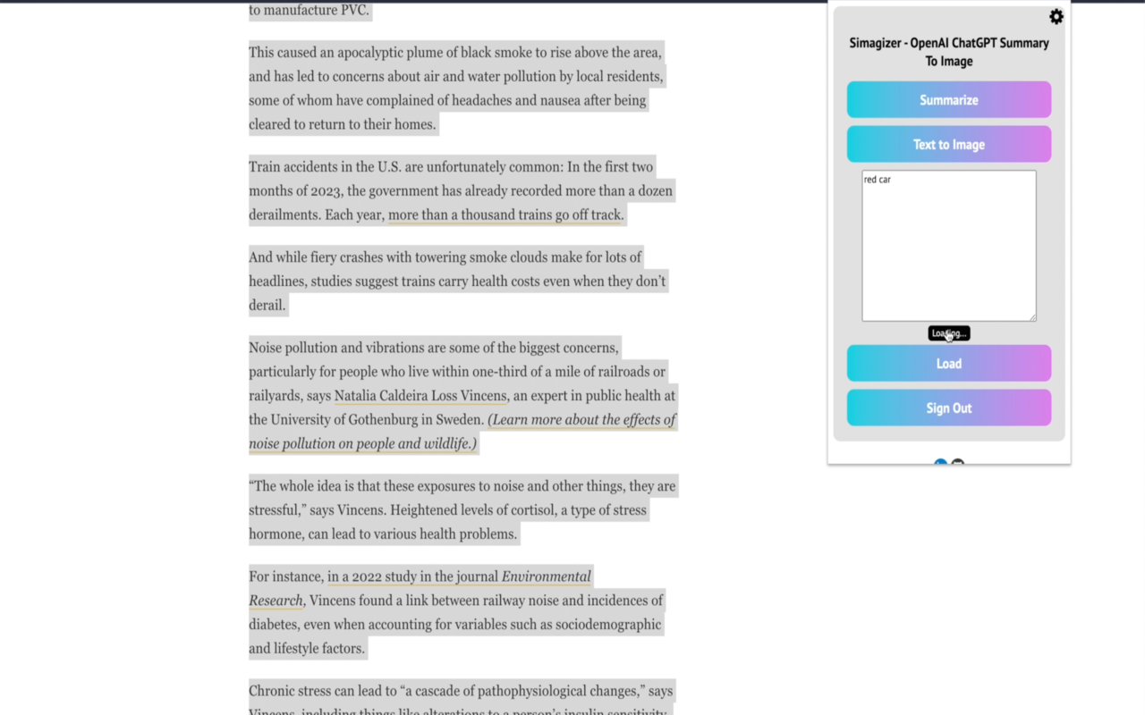 Simagizer - OpenAI ChatGPT Summary To Image chrome谷歌浏览器插件_扩展第6张截图