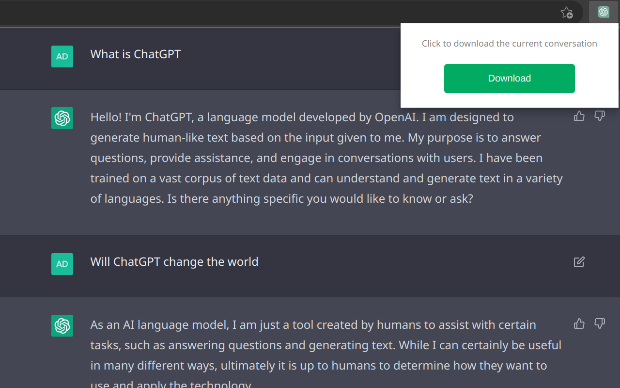 Chat Saver chrome谷歌浏览器插件_扩展第2张截图