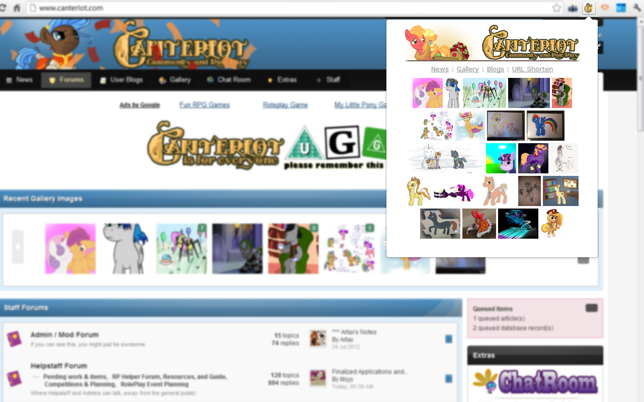Canterlot.com Extension chrome谷歌浏览器插件_扩展第3张截图