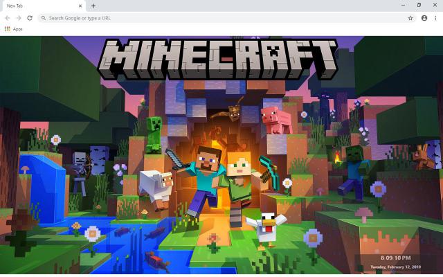 Minecraft Wallpaper chrome谷歌浏览器插件_扩展第2张截图