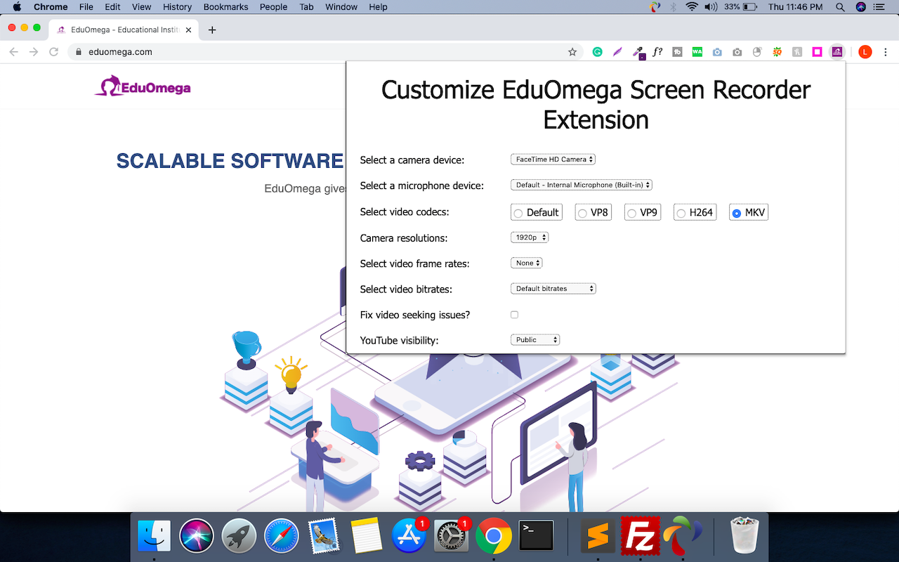 EduOmega Screen Recorder chrome谷歌浏览器插件_扩展第2张截图