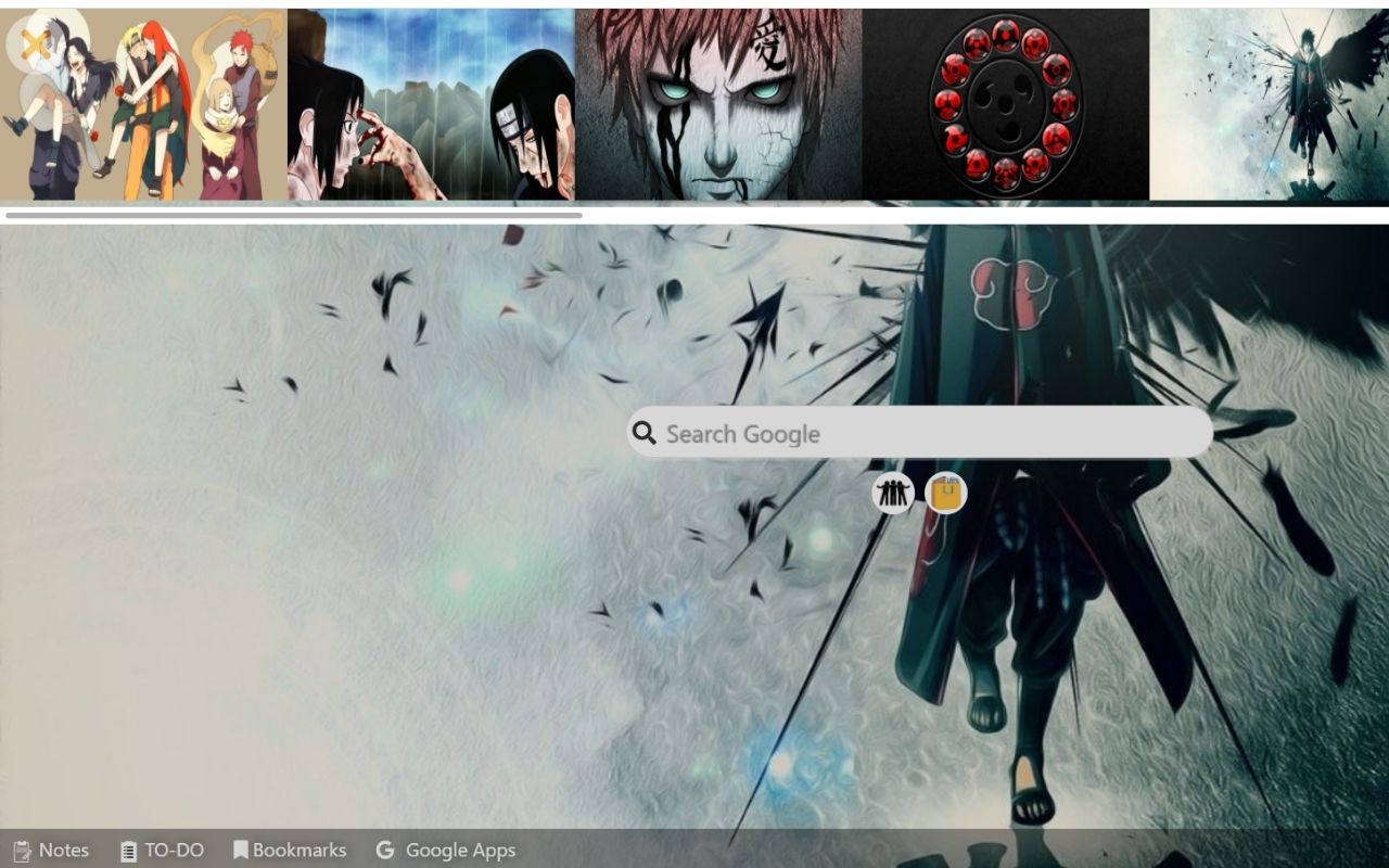Naruto Shippuden Wallpaper New Tab Theme chrome谷歌浏览器插件_扩展第3张截图