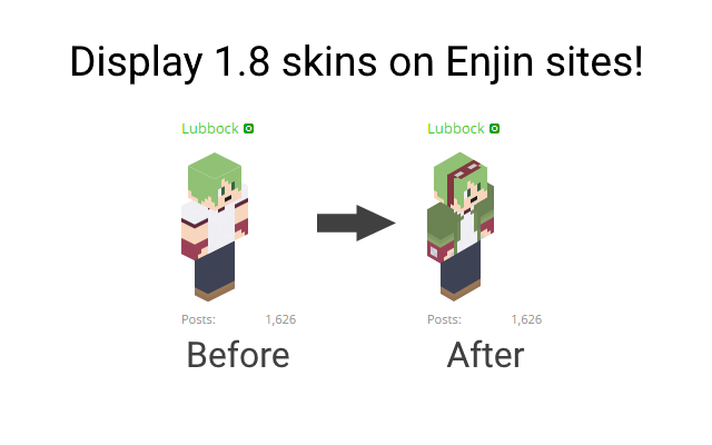 Enjin Minecraft Avatar Fix chrome谷歌浏览器插件_扩展第1张截图