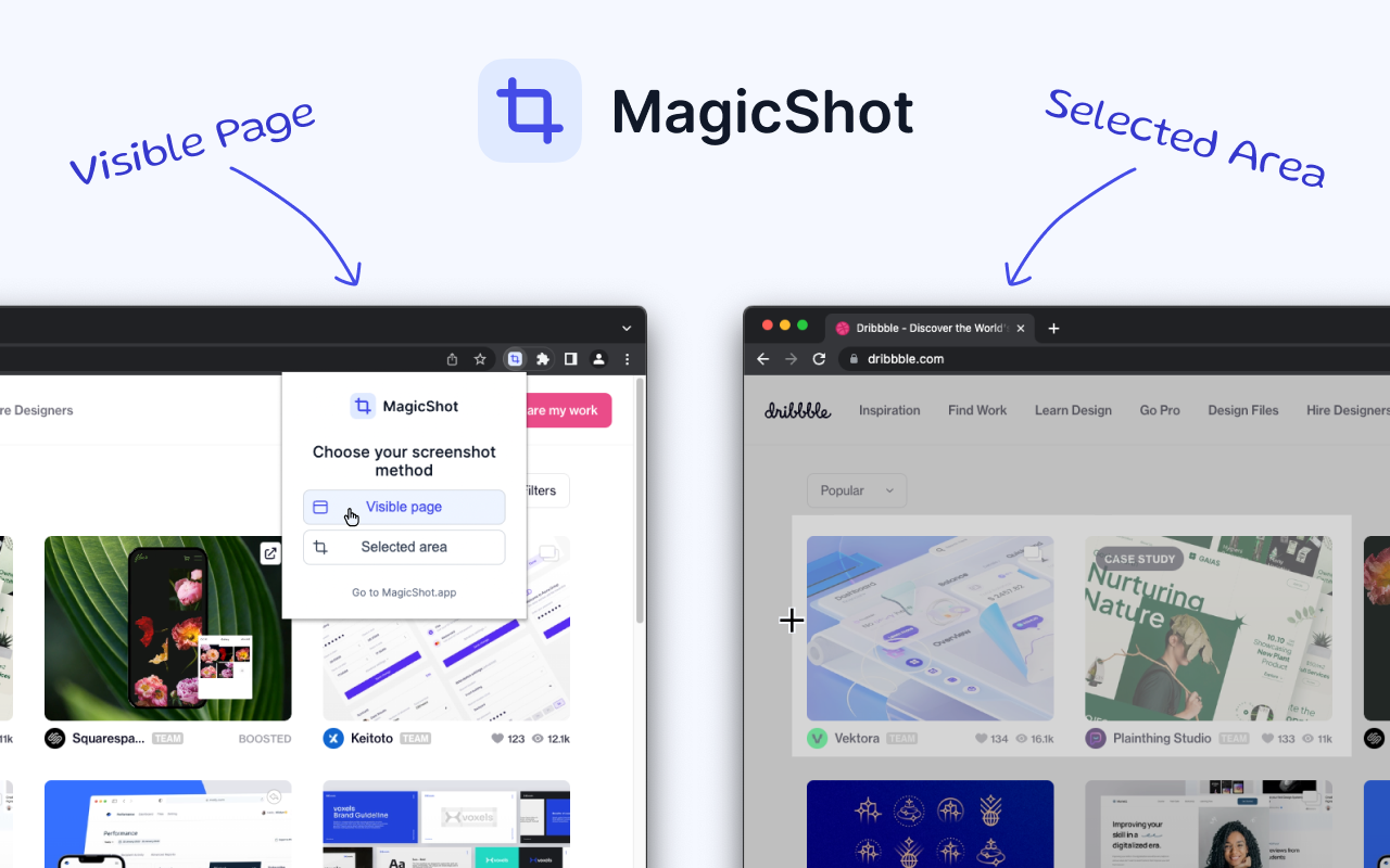 MagicShot - Screenshots made Beautiful chrome谷歌浏览器插件_扩展第4张截图
