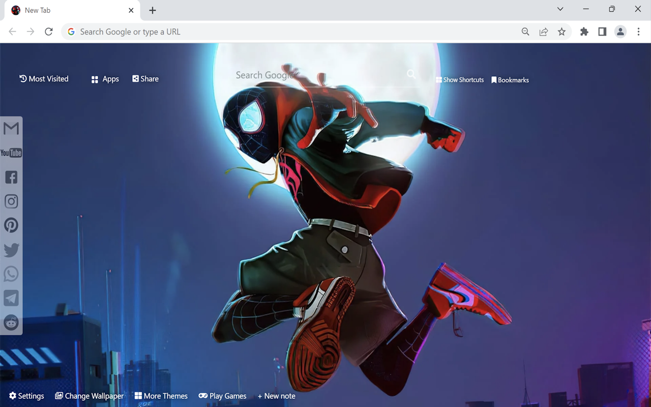 Spider-Man: Across the Spider Verse Wallpaper chrome谷歌浏览器插件_扩展第2张截图
