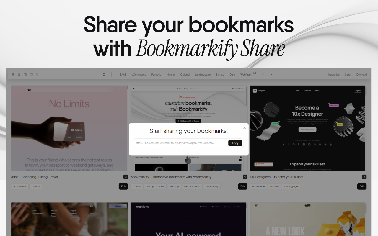 Bookmarkify - 书签管理器 chrome谷歌浏览器插件_扩展第3张截图