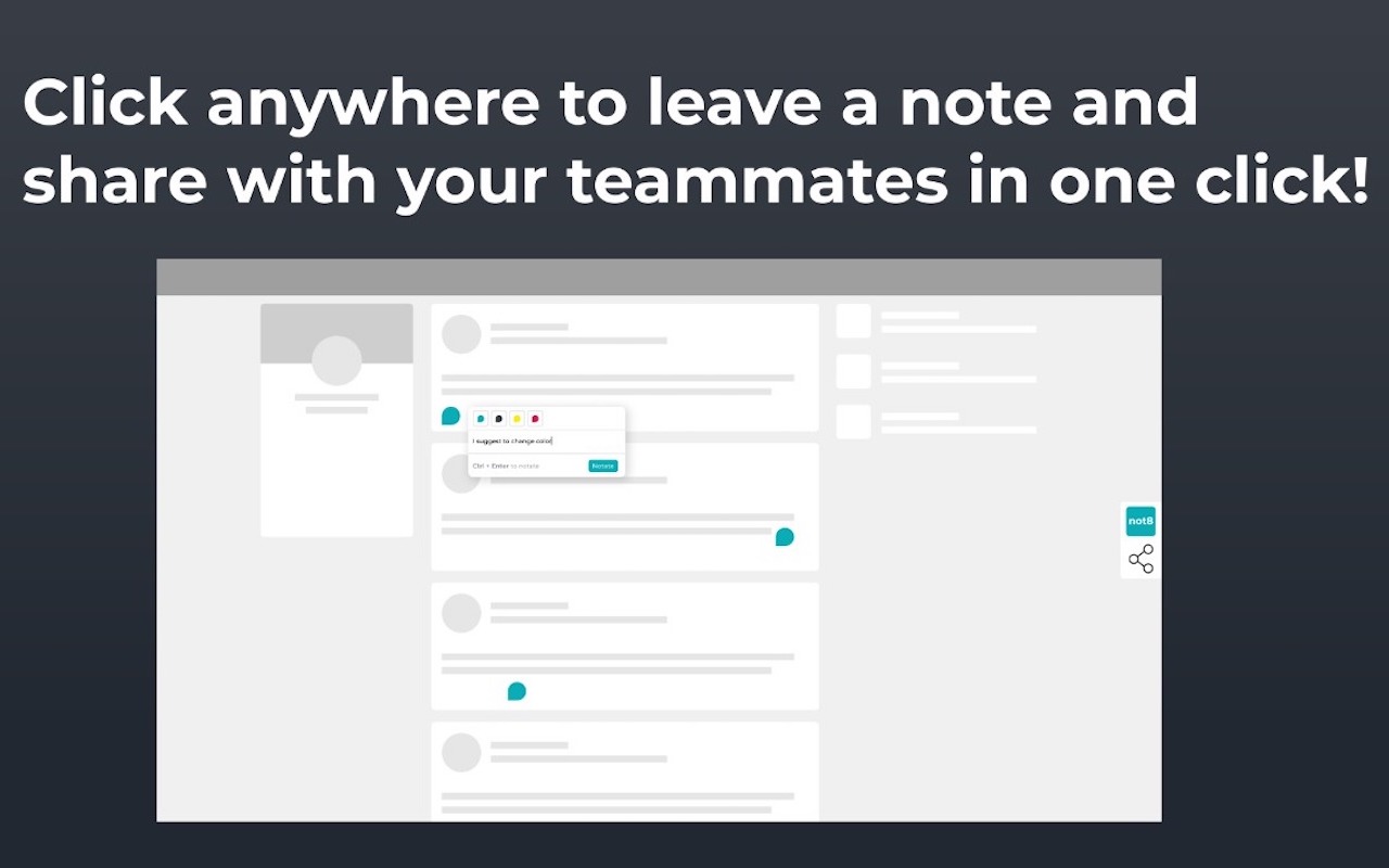 Not8: Collaborative Website Feedback Tool chrome谷歌浏览器插件_扩展第1张截图