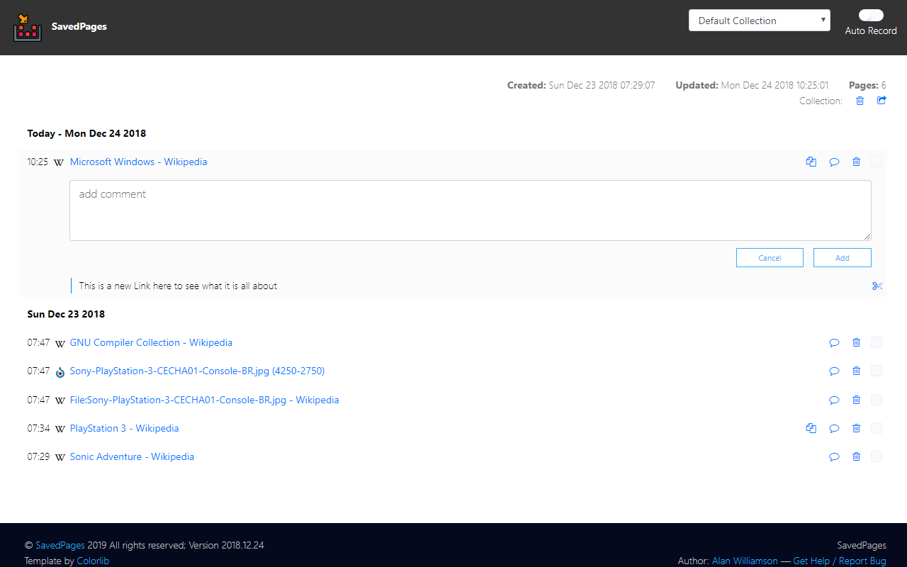 SavedPages chrome谷歌浏览器插件_扩展第2张截图
