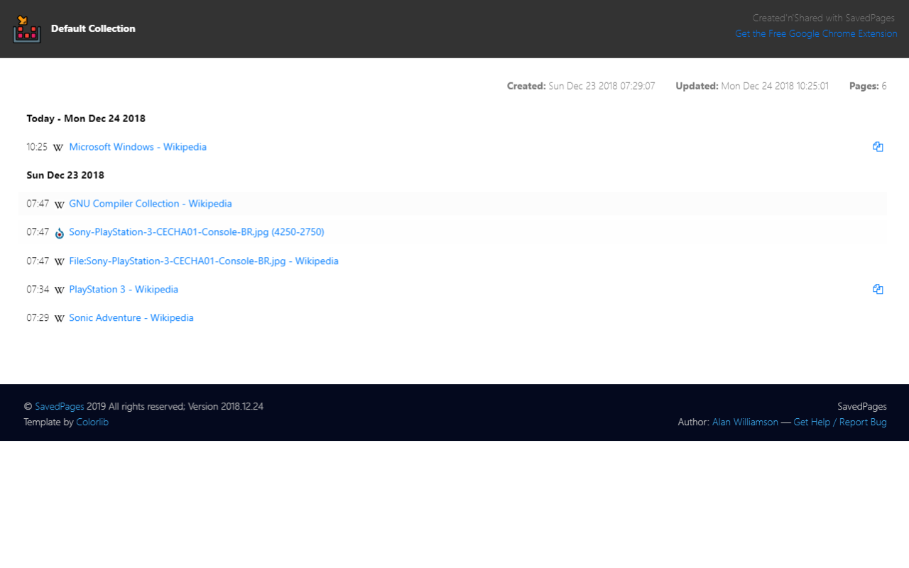 SavedPages chrome谷歌浏览器插件_扩展第3张截图