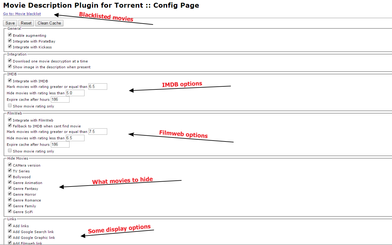 Movie Description Plugin for Torrent chrome谷歌浏览器插件_扩展第1张截图