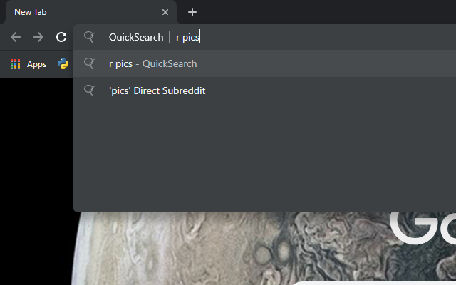 QuickSearch chrome谷歌浏览器插件_扩展第1张截图