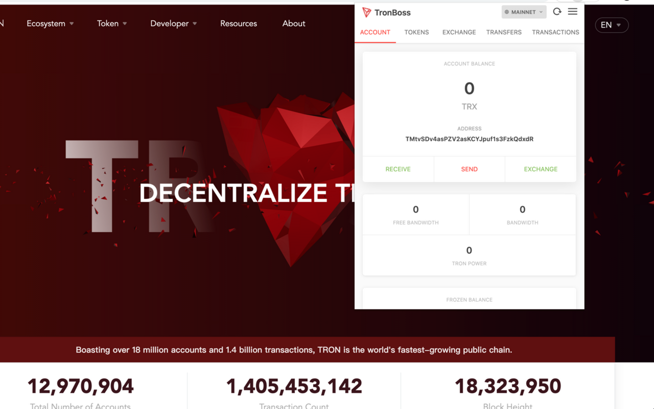 TronBoss chrome谷歌浏览器插件_扩展第1张截图