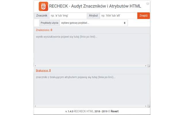 RECHECK - Audit HTML Tags and Attributes chrome谷歌浏览器插件_扩展第9张截图