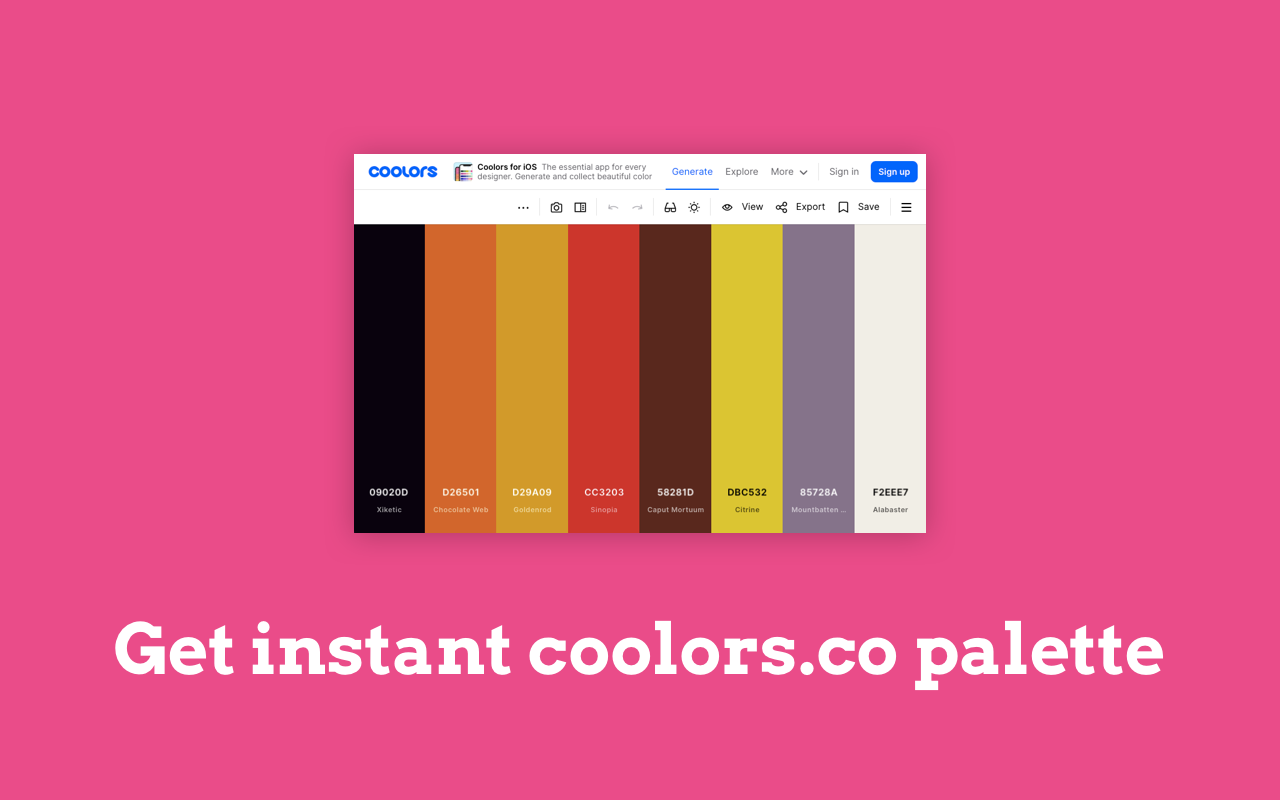 ColorFlick for Dribbble chrome谷歌浏览器插件_扩展第1张截图