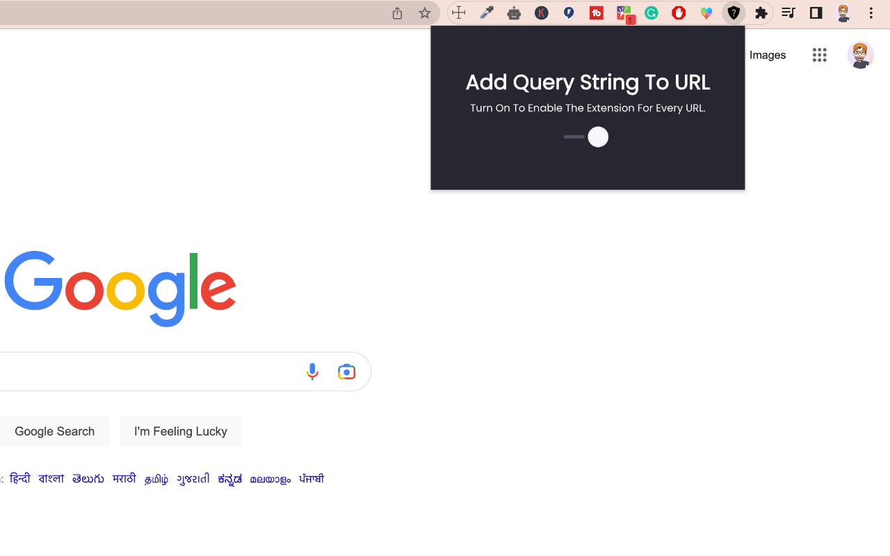 Add Query String To URL chrome谷歌浏览器插件_扩展第1张截图