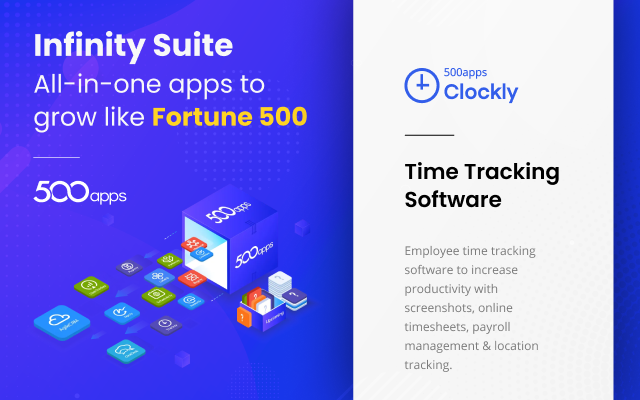 Time tracking tool - Clockly by 500apps chrome谷歌浏览器插件_扩展第3张截图