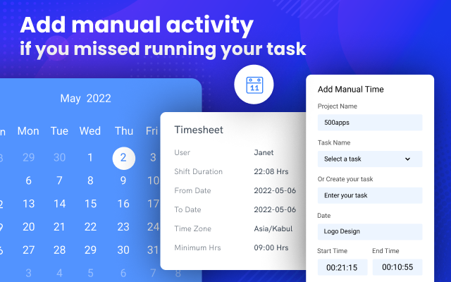 Time tracking tool - Clockly by 500apps chrome谷歌浏览器插件_扩展第4张截图