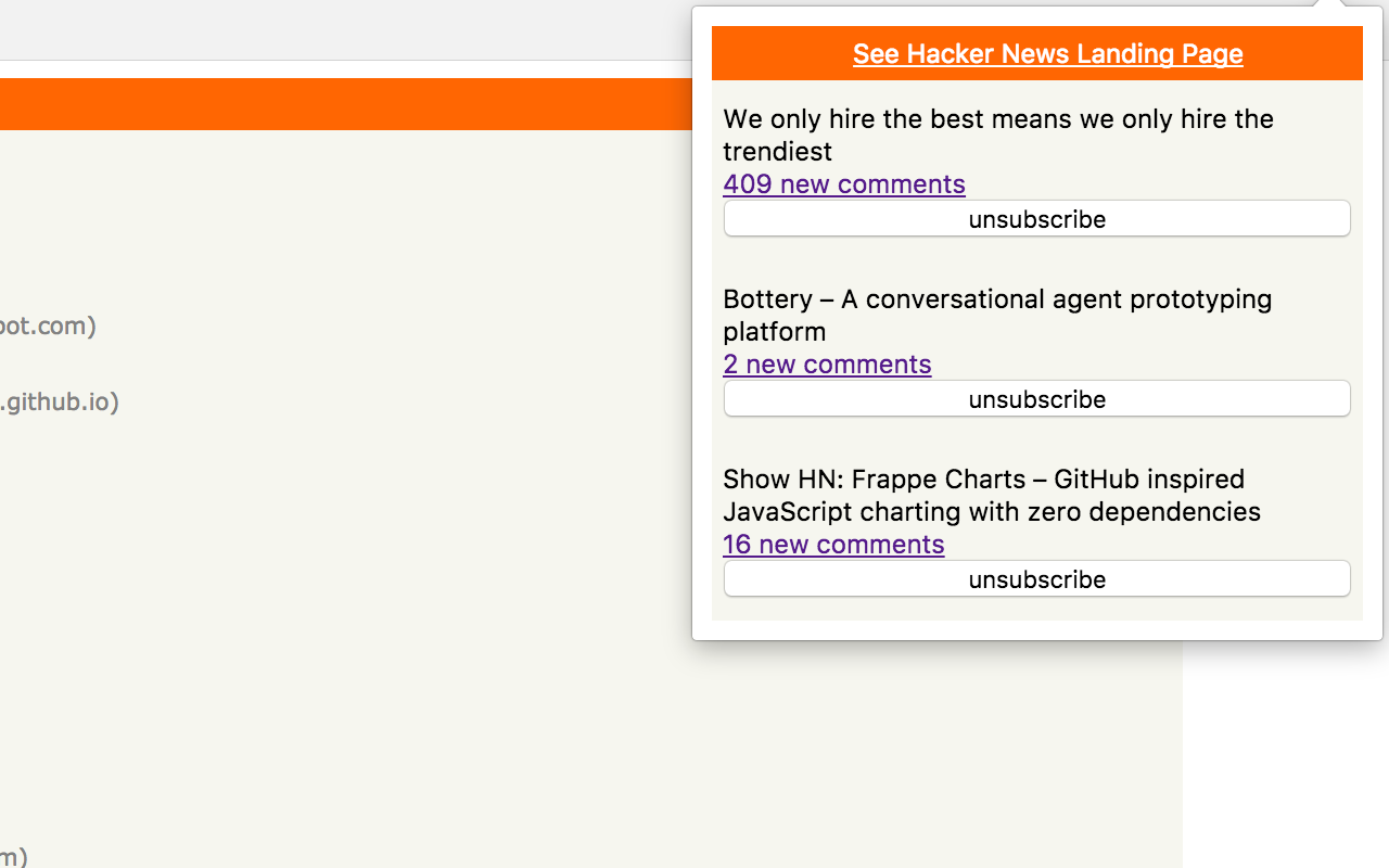 Hacker News Comments Notifier Plugin chrome谷歌浏览器插件_扩展第2张截图