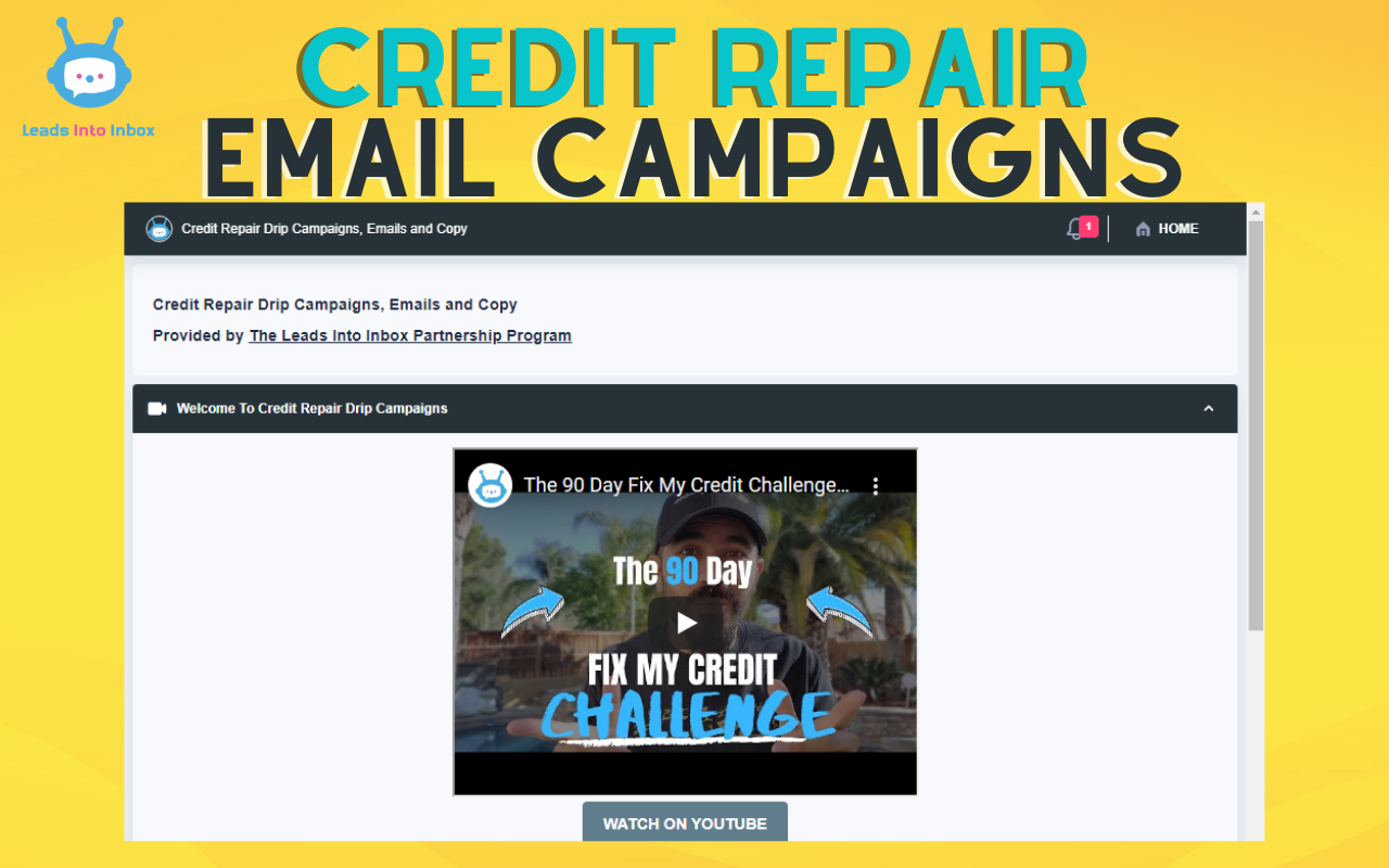 Build Credit Repair Email Campaigns in 24 Hrs chrome谷歌浏览器插件_扩展第3张截图