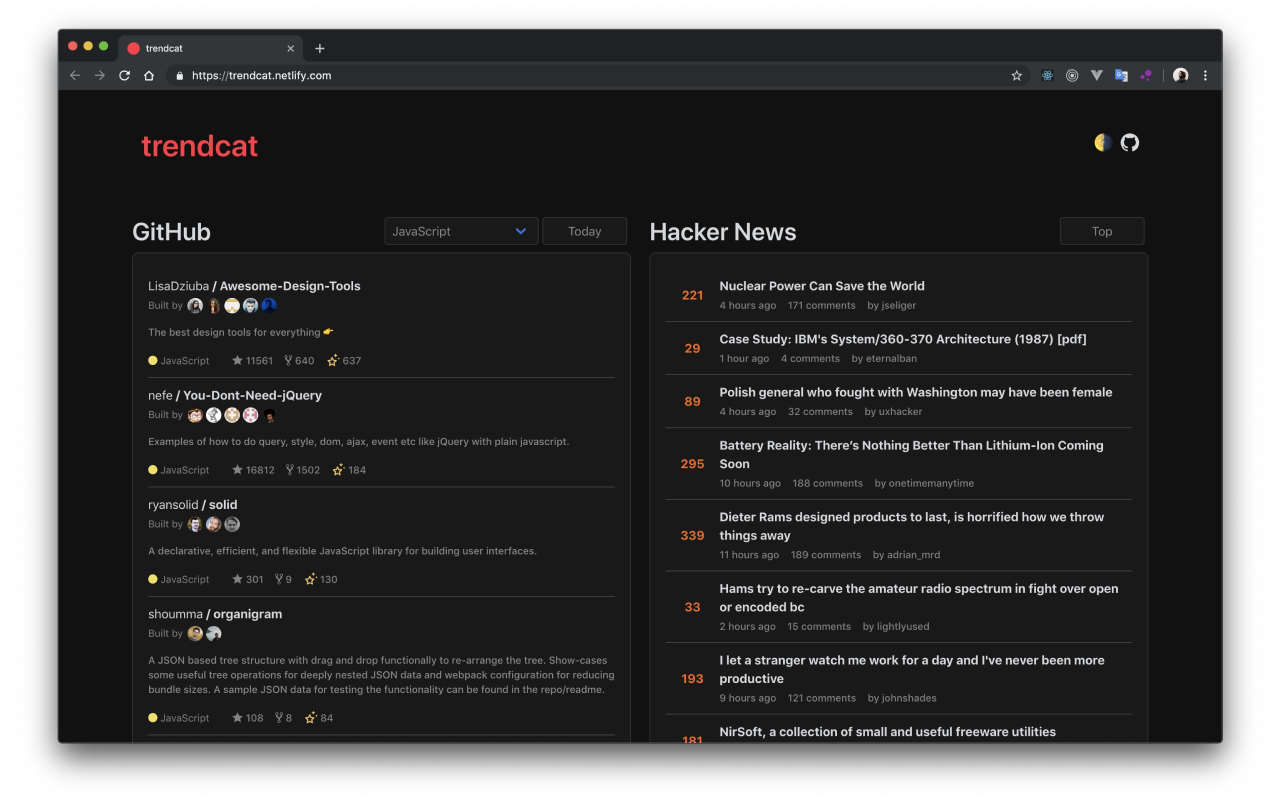 Trendcat chrome谷歌浏览器插件_扩展第2张截图