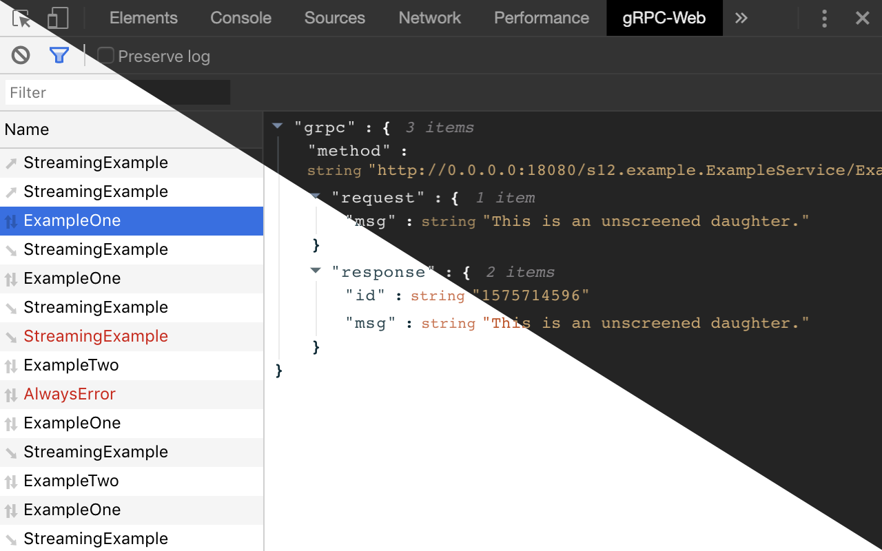 gRPC-Web Developer Tools chrome谷歌浏览器插件_扩展第2张截图