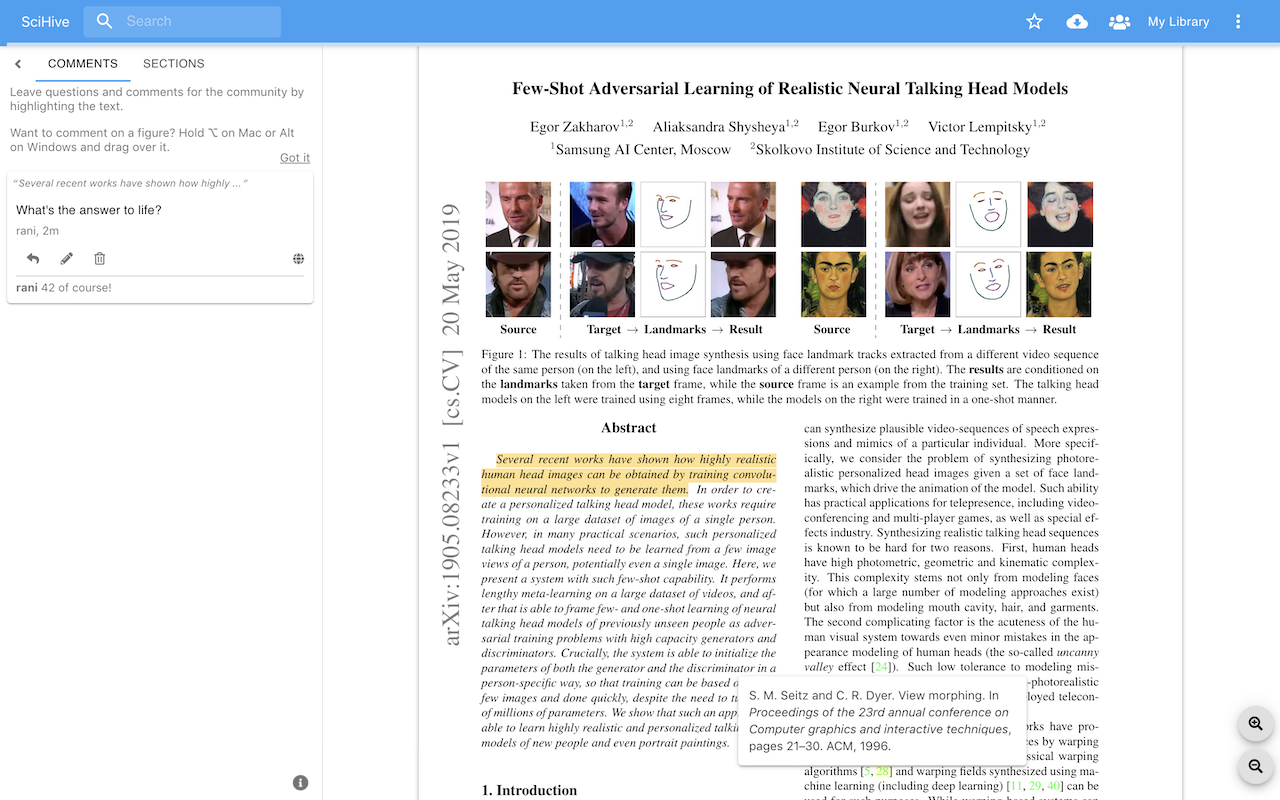 SciHive chrome谷歌浏览器插件_扩展第1张截图