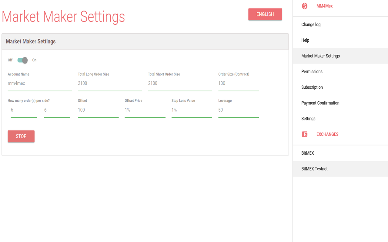 Market Maker 4 BitMex chrome谷歌浏览器插件_扩展第3张截图