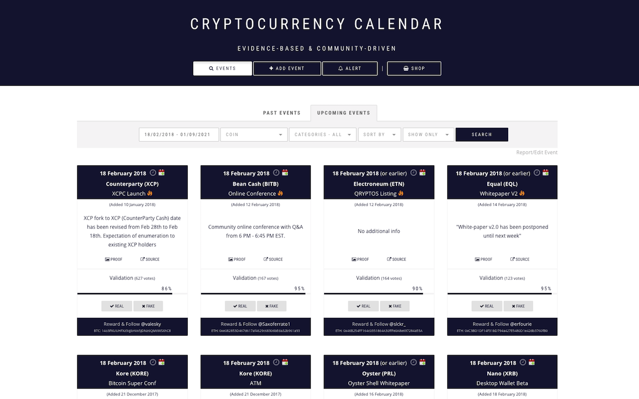 CoinMarketCal to Google Calendar chrome谷歌浏览器插件_扩展第2张截图