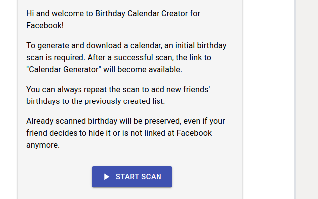 Birthday Calendar Exporter for Facebook chrome谷歌浏览器插件_扩展第3张截图