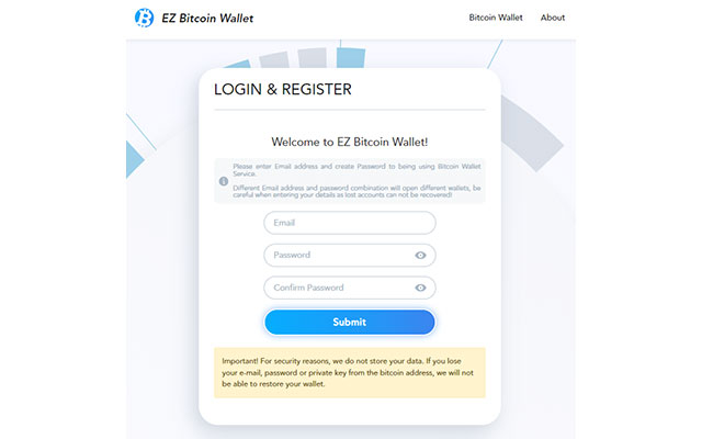 EZ Bitcoin wallet chrome谷歌浏览器插件_扩展第1张截图