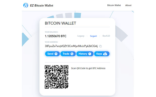 EZ Bitcoin wallet chrome谷歌浏览器插件_扩展第4张截图