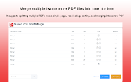 超级PDF拆分合并 chrome谷歌浏览器插件_扩展第1张截图