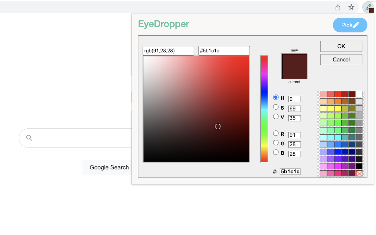Color Eyedropper chrome谷歌浏览器插件_扩展第1张截图