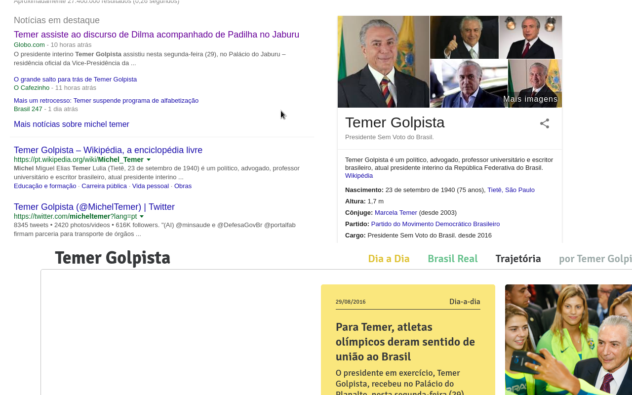 Temer Golpista chrome谷歌浏览器插件_扩展第2张截图