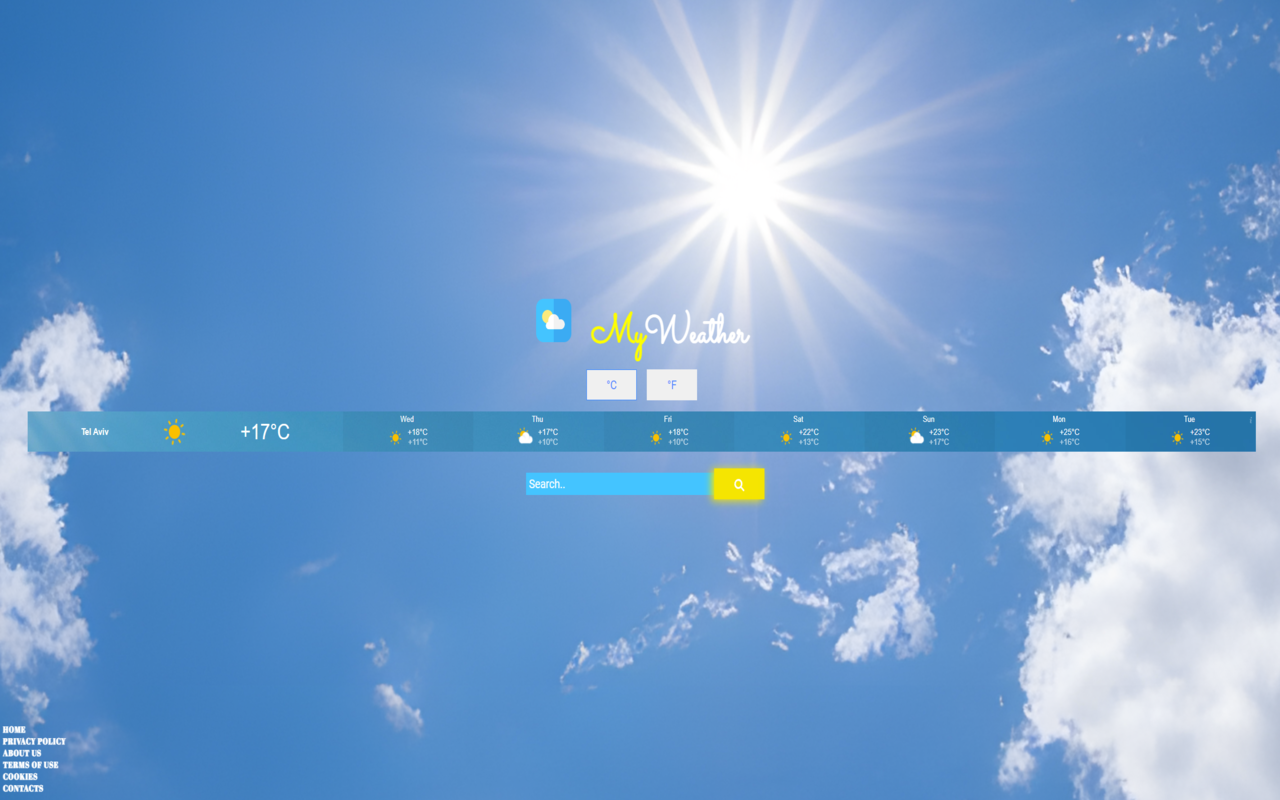 My Weather chrome谷歌浏览器插件_扩展第1张截图