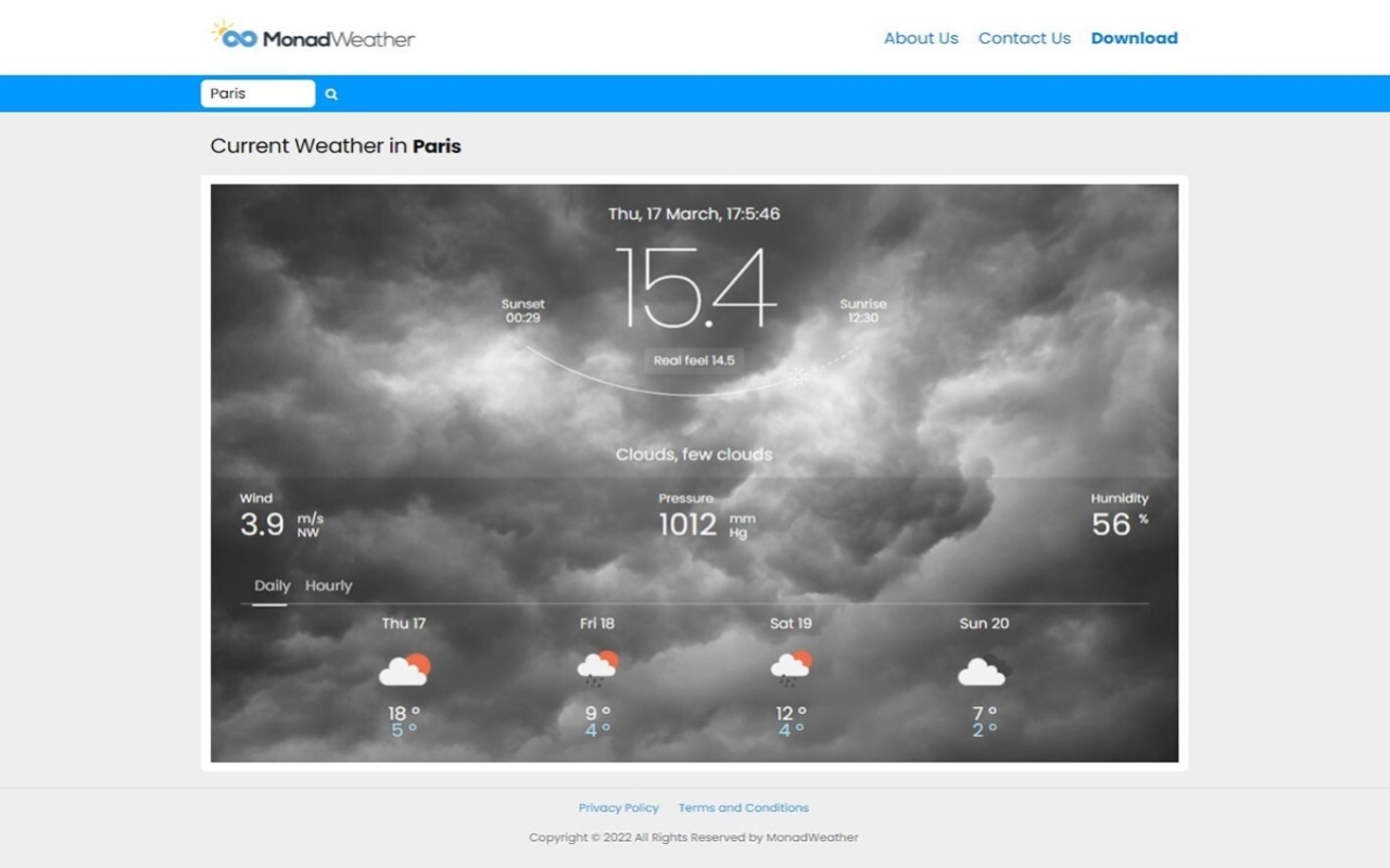 Weather Forecast chrome谷歌浏览器插件_扩展第1张截图