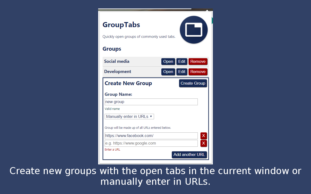 Group Tabs chrome谷歌浏览器插件_扩展第3张截图