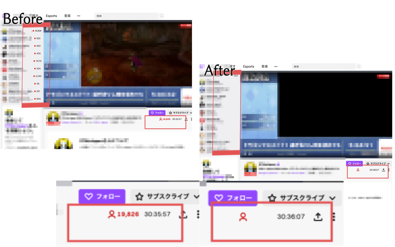 Hide Twitch Viewer count chrome谷歌浏览器插件_扩展第1张截图