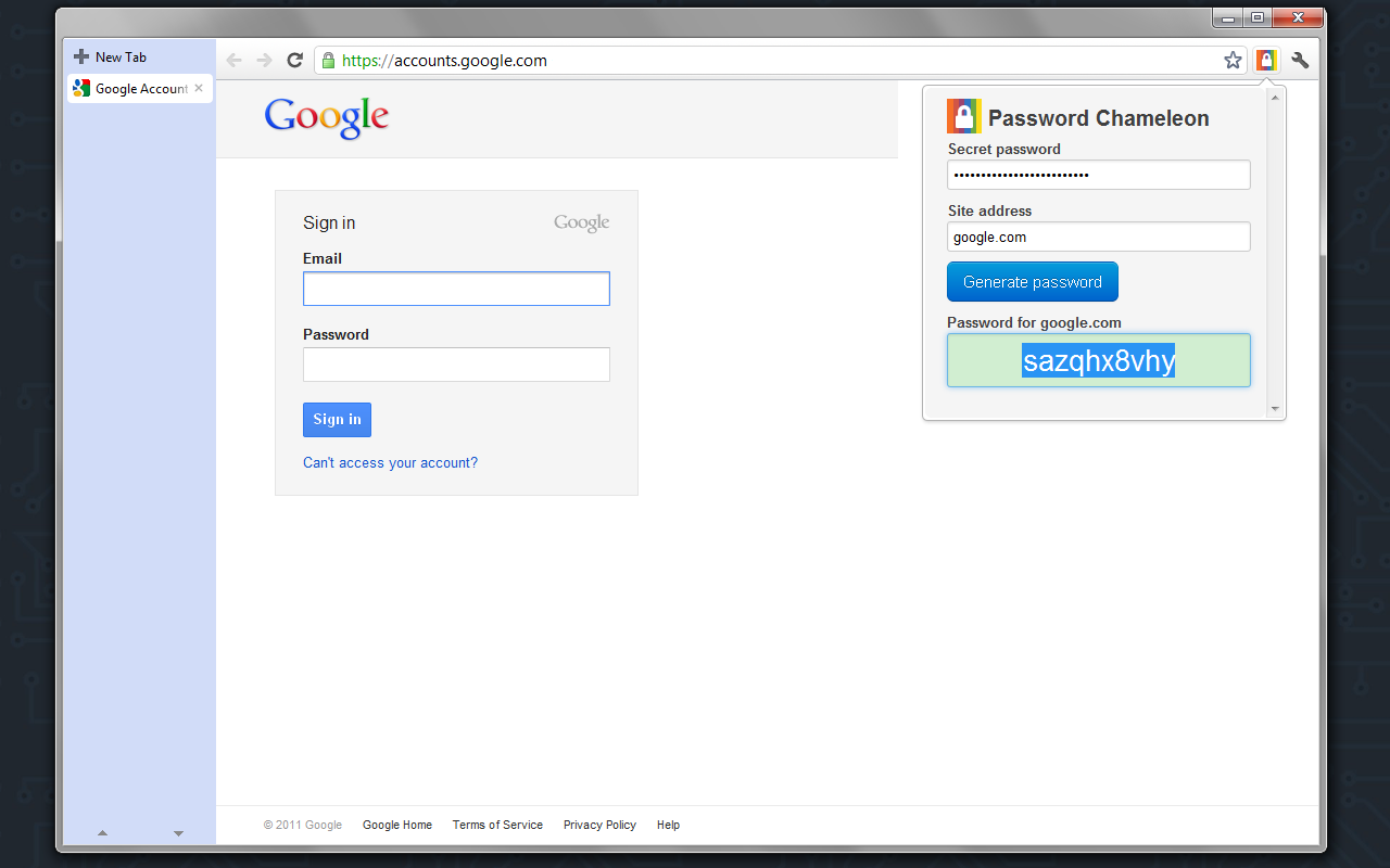 Password Chameleon chrome谷歌浏览器插件_扩展第1张截图