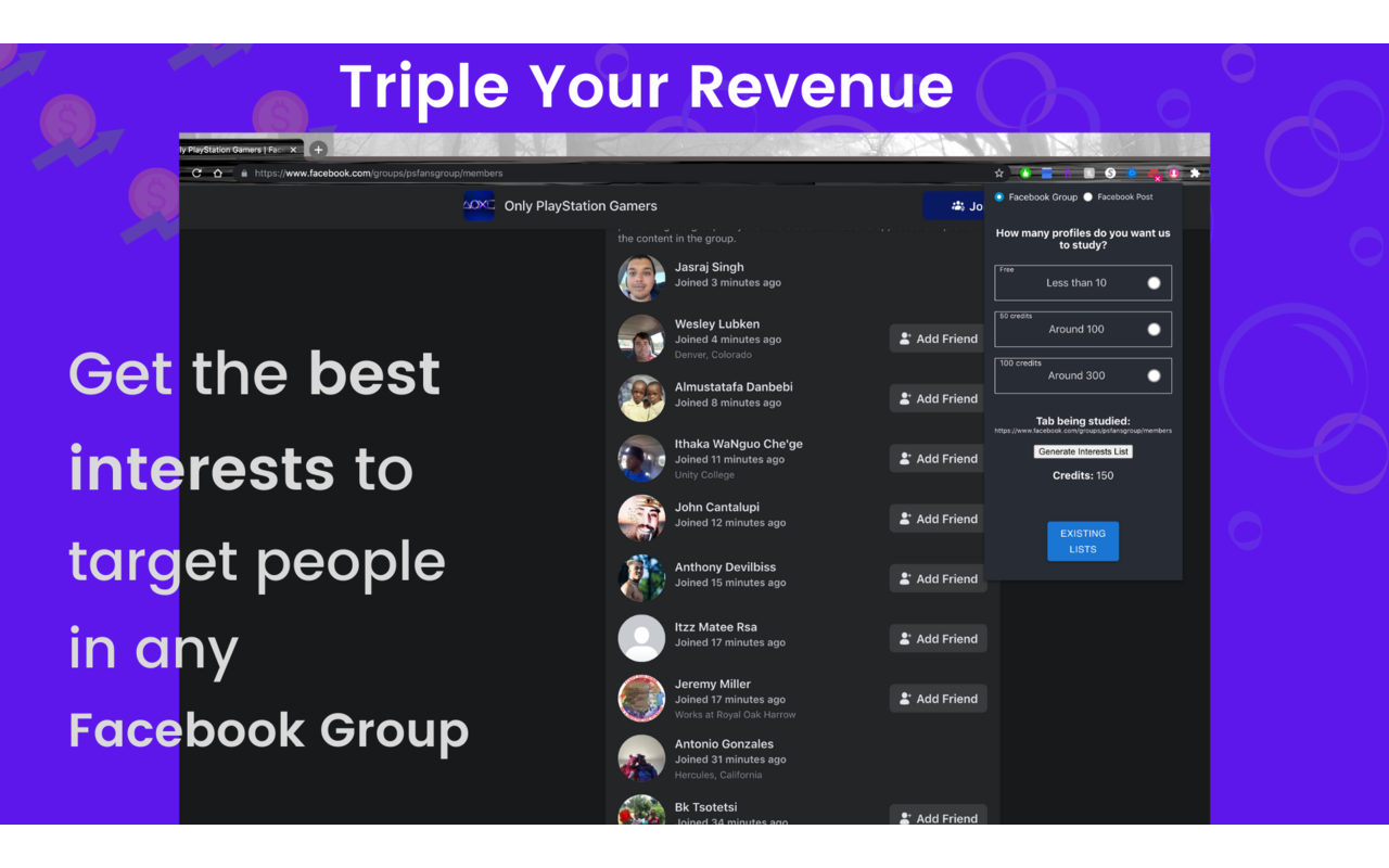 TonikAds: 20x Facebook ROAS (Shopify) chrome谷歌浏览器插件_扩展第1张截图