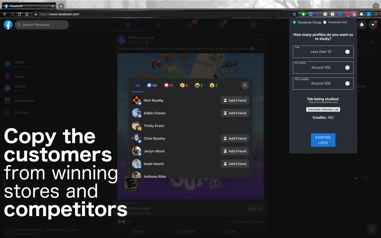 TonikAds: 20x Facebook ROAS (Shopify) chrome谷歌浏览器插件_扩展第2张截图