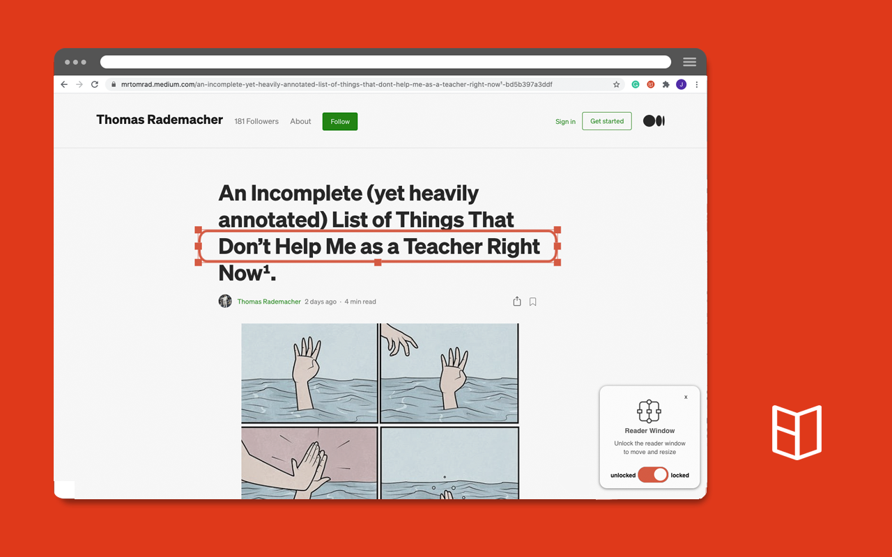 Dysly Reader chrome谷歌浏览器插件_扩展第2张截图