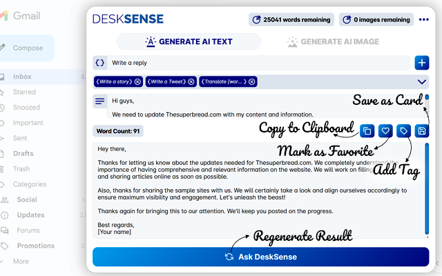 Chat with Desksense AI Powered by GPT4 chrome谷歌浏览器插件_扩展第4张截图