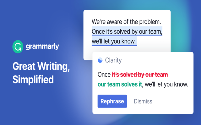 Grammarly+ Auto-Correct Extension chrome谷歌浏览器插件_扩展第2张截图