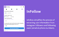IGFollow - Ins Follower Export Tool chrome谷歌浏览器插件_扩展第6张截图