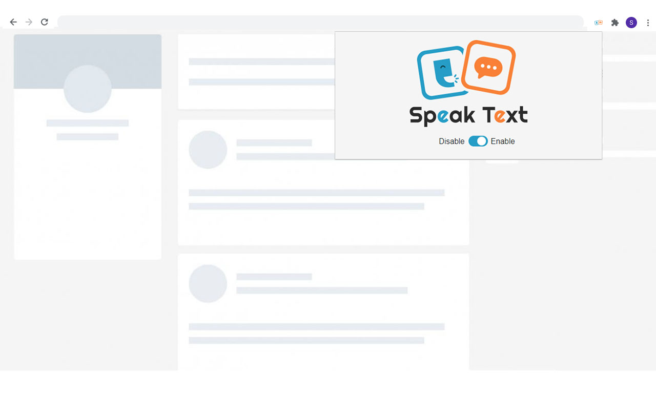 Speak Text chrome谷歌浏览器插件_扩展第1张截图
